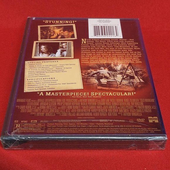Cold Mountain Collectors Edition 2 Disc Set DVD New Sealed - Picture 4 of 8